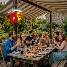 Carica l'immagine nel visualizzatore di Gallery, All You Need Is Love &amp; Pizza Insegna Led Pizza Lampada Neon USB Dimmerabile Insegna al Neon Decorazione Letter Insegne L