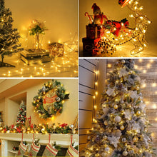 Carica l'immagine nel visualizzatore di Gallery, A.bigwhale Catena Luminosa 3 m 30 LED, Luci LED Batteria bianco caldo con timer 6H, luci fiabesche per interni, Natale, 