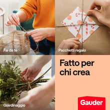 Carica l'immagine nel visualizzatore di Gallery, GAUDER Spago di juta naturale, filo da giardino &amp; macramé (100 m x 2 mm)