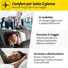 Carica l'immagine nel visualizzatore di Gallery, Tappi Alpine FlyFit – Regola la pressione per prevenire dolore al timpano – Filtri morbidi studiati per viaggiare – Mate