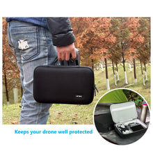 Carica l&#39;immagine nel visualizzatore di Gallery, JSVER Borsa per DJI Mini 4 Pro, Borsa per il Trasporto Compatibile con DJI Mini 4 Pro/Mini 3 Pro/Mini 3 Custodia Fly More Combo e Accessori per DJI RC-Nero