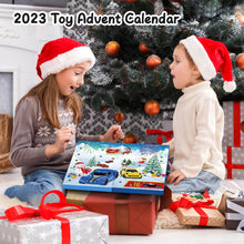 Carica l'immagine nel visualizzatore di Gallery, Calendario Avvento 2024, Calendario dell'Avvento per Bambini 3-12 Anni, Calendario per il Conto alla Rovescia di 24 Giorni Natale Regalo con 16 Macchinine, Mappa e 6 Personaggi dei Cartoni Animati