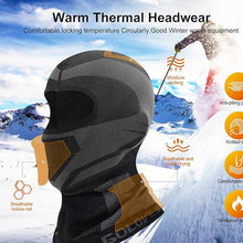 Carica l&#39;immagine nel visualizzatore di Gallery, CosyInSofa Passamontagna Moto,Balaclava Antivento Maschera Invernale Caldo,Passamontagna Multifunzionale Impermeabile,Scaldacollo Moto CiclismoTermico A Scaldacollo Invernale