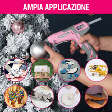 Carica l'immagine nel visualizzatore di Gallery, WORKPRO Pistola per Colla a Caldo con 10 Stick, Riscaldamento Rapido 90s, Due Modalità di Temperatura, Incollaggio 9-12 