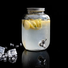 Carica l'immagine nel visualizzatore di Gallery, Saveur et Degustation KV7169 FONTAINE, bevanda in vetro, 4 l, trasparente, 15 x 15 x 25,5 cm