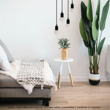Carica l'immagine nel visualizzatore di Gallery, Pack di 4 Portalampada E27 | Nero | Supporto Attacco E27 Liscio | Montaggio M10x1 | Base per Lampadina a Vista e Filetto