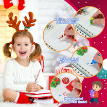 Carica l'immagine nel visualizzatore di Gallery, Ucouper Calendario Avvento 2024 di Cancelleria Scuola Set Cancelleria 24 Articoli Calendario Avvento Bambini Bambina con Matite Timbri Evidenziatori e Gomma Regali di Natale Bambini