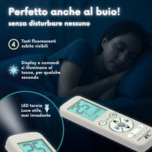 Carica l'immagine nel visualizzatore di Gallery, Wellclima Plus 2.0 – Telecomando Universale per Condizionatore con la Maggiore Compatibilità sul Mercato, Tastiera e Dis