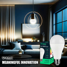 Carica l'immagine nel visualizzatore di Gallery, V-TAC 3x Lampadine LED A65 da 15W - SUPER LUMINOSE - 1521 Lumen - Attacco E27 - Lampadine Nuova Generazione - Equivalent