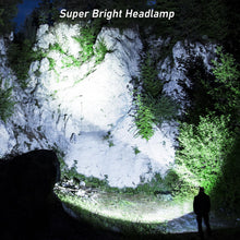Carica l'immagine nel visualizzatore di Gallery, Blukar Torcia Frontale LED Ricaricabile, 8000 Lumen Lampada Frontale