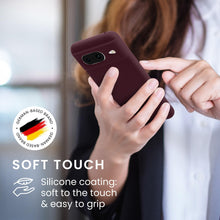 Carica l'immagine nel visualizzatore di Gallery, kwmobile Cover per Google Pixel 8 Custodia - Back Case per Smartphone in Silicone TPU - Protezione Gommata - viola borde