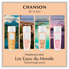 Carica l'immagine nel visualizzatore di Gallery, Chanson d'Eau Les Eaux du Monde Vanilla Profumo Spray Corpo e Capelli Donna, Profumo ambrato gourmand, 75 ml
