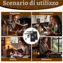Carica l'immagine nel visualizzatore di Gallery, Dongcill 2 lampade da libreria, déco Halloween, lanterna vintage