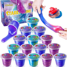 Carica l'immagine nel visualizzatore di Gallery, Kit di slime galassia, confezione da 15 pezzi per bambini