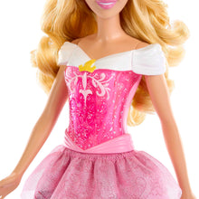 Carica l&#39;immagine nel visualizzatore di Gallery, Mattel Disney Princess, Aurora bambola con capi e accessori scintillanti ispirati al film, Giocattolo per Bambini 3+ Anni, HLW09
