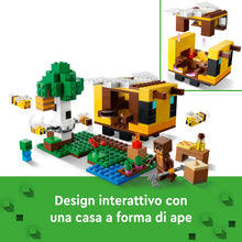 Carica l'immagine nel visualizzatore di Gallery, LEGO 21241 Minecraft Il Cottage dell’Ape, Modellino da Costruire della Fattoria, Giochi per Bambini, Bambine, Ragazzi e Ragazze con Bimbo Zombie e Animali Giocattolo, Idee Regalo