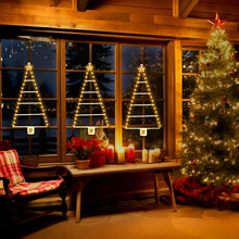 Carica l'immagine nel visualizzatore di Gallery, Jsdoin Luci Natale Esterno Batteria - 90cm 75LED Scaletta Impermeabile per Albero di Natale - 8 Modalità - Addobbi e Decorazioni per Casa e Finestre