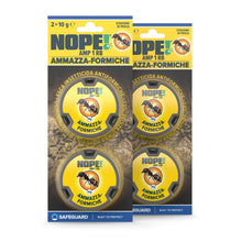 Carica l'immagine nel visualizzatore di Gallery, NOPE! Ammazza Formiche – 2 x 2 Casette Trappola Insetticida Antiformiche – 40g – Esche Pronte all’Uso per Interni ed Esterni – Fino a 4 Settimane di Protezione