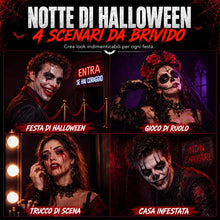Carica l'immagine nel visualizzatore di Gallery, Trucchi Halloween Sangue Finto Kit, Trucco Halloween Viso Makeup Face Paint