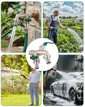 Carica l'immagine nel visualizzatore di Gallery, Rubinetto da Giardino con 2X 3/4 Pollici, Doppio Resistente al Gelo, Rubinetto Premium da 3/4 Pollici, Doppio Resistente