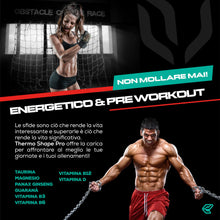 Carica l'immagine nel visualizzatore di Gallery, Italian Elite® Thermo Shape Pro 120 cpr. Integratore Alimentare con Estratti Vegetali Vitamine e Minerali. Pre Workout. 