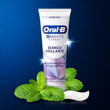 Carica l'immagine nel visualizzatore di Gallery, Oral-B Dentifricio Sbiancante 3D White Expert Bianco Brillante, 3x75ml