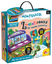 Carica l'immagine nel visualizzatore di Gallery, Liscianigiochi- Montessori l'Inventafavole del Mondo Fantastico, 95216