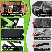 Carica l'immagine nel visualizzatore di Gallery, WORKPRO Cintura da Giardinaggio, Borsa Attrezzi da Giardino con 5 Tasche e Cintura Regolabile, Borsa da Giardinaggio per