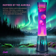 Carica l'immagine nel visualizzatore di Gallery, Jambo Aurora Decal Liquid Motion Lamp (liquido viola, cera bianca)