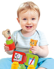 Carica l&#39;immagine nel visualizzatore di Gallery, Clementoni Soft Clemmy - Sweet Animals, Play Set Bambini 6-36 Mesi, con 6 Mattoncini per Costruzioni e 3 Personaggi, Gioco Prima Infanzia Made in Italy, per Stimolare i Sensi dei più Piccoli, 17849