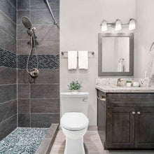 Carica l'immagine nel visualizzatore di Gallery, Sedile WC Copriwater Universale, Himimi Chiusura Ammortizzata Tavoletta WC con Sgancio Rapido, Facile da Pulire, Toilet Seat Bagno in Plastica Antibatterico Bianco O Forma (440 x 375 x 54 mm)