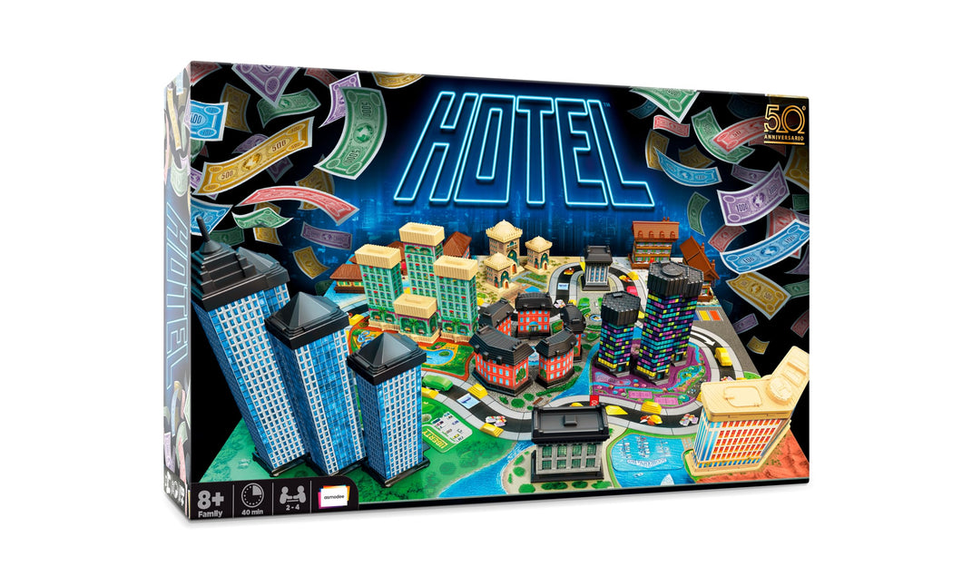Asmodee, Hotel, Gioco da Tavolo, 8+ Anni, 2-4 Giocatori, Edizione in Italiano