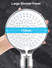 Carica l'immagine nel visualizzatore di Gallery, Magichome Soffione Doccia Anticalcare, 5 Getti Spray Alta Pressione con Filtrazione a 3 Strati e Pietre Aggiuntive, Bianco