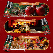 Carica l'immagine nel visualizzatore di Gallery, AESHORY Set di Oli Essenziali per Diffusori Natale 6 x 10ML, Olio Essenziale Naturali Profumate per Aromaterapia, Fabbricazione di Candele, Profumo Casa, Regali di Natale
