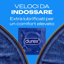 Carica l'immagine nel visualizzatore di Gallery, Durex Settebello Jeans, Preservativi Classici, Vestibilità Regular, 27 Profilattici
