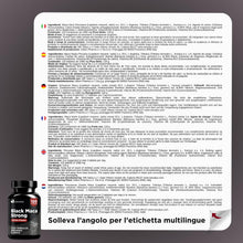 Carica l'immagine nel visualizzatore di Gallery, Maca Peruviana Nera Estratto Puro 20:1, 30.000 mg + Tribulus Terrestris + Arginina + Zinco | Integratori Made In Italy |