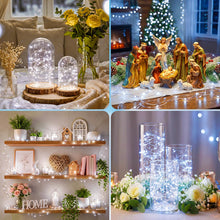 Carica l'immagine nel visualizzatore di Gallery, Stringa Luci di Natale a Batteria, 5M 50 LED Lucine a Fili di Rame