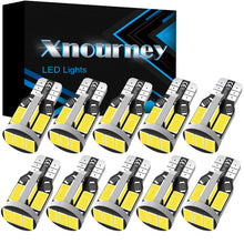 Carica l'immagine nel visualizzatore di Gallery, Xnourney 194 T10 168 2825 W5W LED Lampadina, Estremamente Luminosa 12V 11SMD LED Lampadina Utilizzata per Automobili Camion Interior Dome Map Door Courtesy Targa Luci Bianco (10pcs / pack)