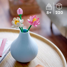 Carica l'immagine nel visualizzatore di Gallery, LEGO Fiori di Loto, Set Fiori Finti da Costruire per Bambine e Bambini da 8 Anni, Bouquet da Esporre come Decorazione di Casa, Idea Regalo per San Valentino, per Lei o Lui, Donna o Uomo 40647