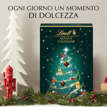 Carica l&#39;immagine nel visualizzatore di Gallery, Lindt Calendario Avvento Albero, Praline di Cioccolato Assortite in confezione natalizia, Formato 221g