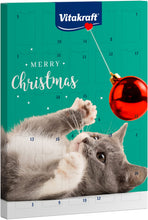 Carica l'immagine nel visualizzatore di Gallery, Calendario dell'avvento Gatto 2024, deliziosi snack accuratamente selezionati,golosità per il periodo delle feste natalizie per gatti di tutte le età (1x363 g)
