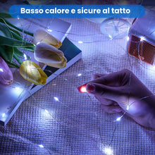 Carica l'immagine nel visualizzatore di Gallery, Luci LED Batteria con Timer, 2M 20LED Lucine Led Decorative a Batteria Fairy Light Ghirlanda Luminosa Lucine Waterproof 
