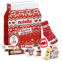 Carica l&#39;immagine nel visualizzatore di Gallery, Nutella - Calendario Avvento 2025, 24 Deliziose Sorprese Nutella con Snack e Gadget, Idea Regalo Natale, Confezione da 528 Grammi
