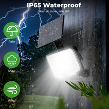 Carica l'immagine nel visualizzatore di Gallery, nipify 318LED Faretti Solari a Led da Esterno, 270° Illuminazione Faro Led Esterno con Pannello Solare, IP65 Impermeabil