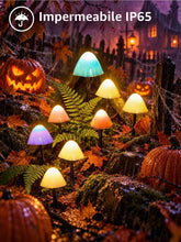 Carica l'immagine nel visualizzatore di Gallery, Joycome 5M 20 LED Fungo Luci Solari da Giardino - Multicolore