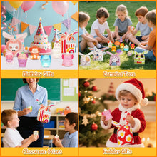 Carica l'immagine nel visualizzatore di Gallery, Gudotra 64 Pezzi Regalini Compleanno Bambini 32 Squishy Gadget Compleanno con 32 Sacchetti Regalo Bambini Gadget Antistr