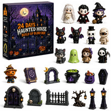 Carica l'immagine nel visualizzatore di Gallery, Calendario dell'Avvento di Halloween 2026, 24 giorni di Halloween, conto alla rovescia con sorpresa, bambola spaventosa,