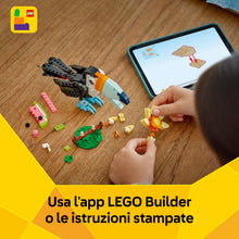 Carica l'immagine nel visualizzatore di Gallery, LEGO Creator 3 in 1 Animali Selvatici: Tucano Tropicale con Fiore - Animale Giocattolo Trasformabile in Farfalla o Pesce Tropicale - Regalo Creativo per Bambine e Bambini da 7 Anni in su - 31173