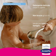 Carica l'immagine nel visualizzatore di Gallery, Euphidra - AmidoMio Doccia Shampoo 2 in 1, Con Olio di Riso 100% da agricoltura biologica e Proteine del Riso, Nutre i C