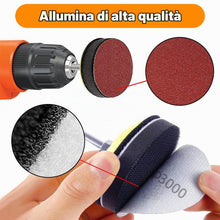 Carica l'immagine nel visualizzatore di Gallery, KONGMING 130 Pezzi Dischi Abrasivi 50mm Dischi Carta Abrasiva Grana 80 100 120 150 240 320 400 600 800 1000 1200 2000 30